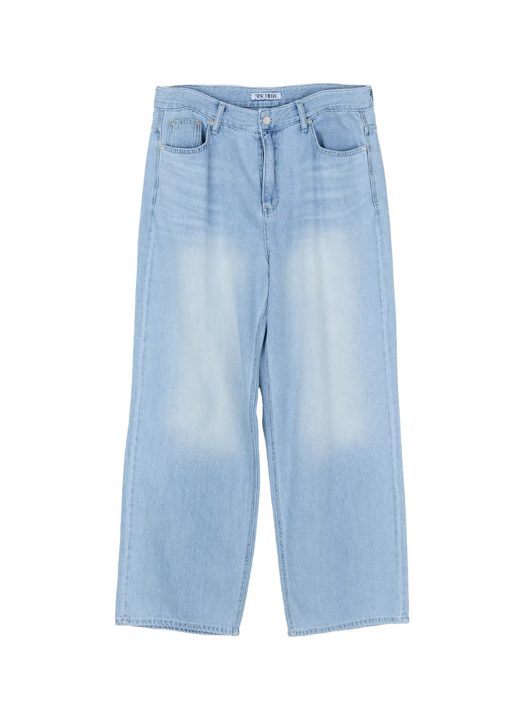 Men's Light-Wash Denim Jeans IG508