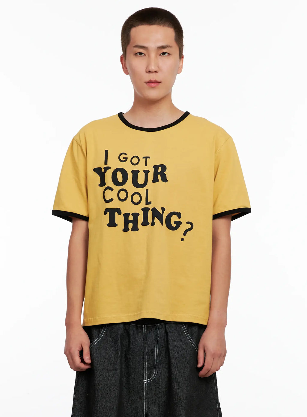 Men's Graphic Ringer Tee IG508