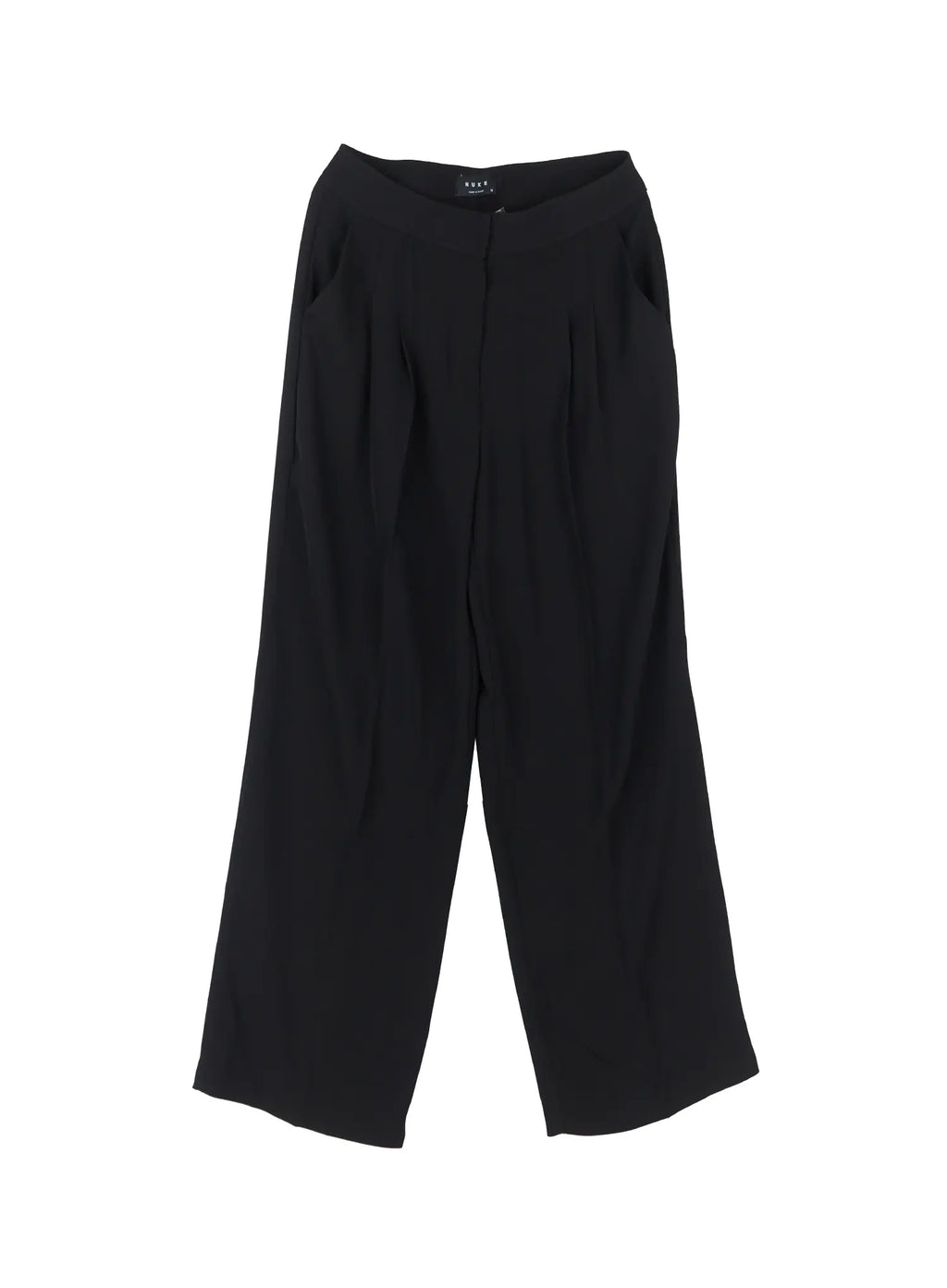 Chic Pintuck Wide-Leg Slacks IS516