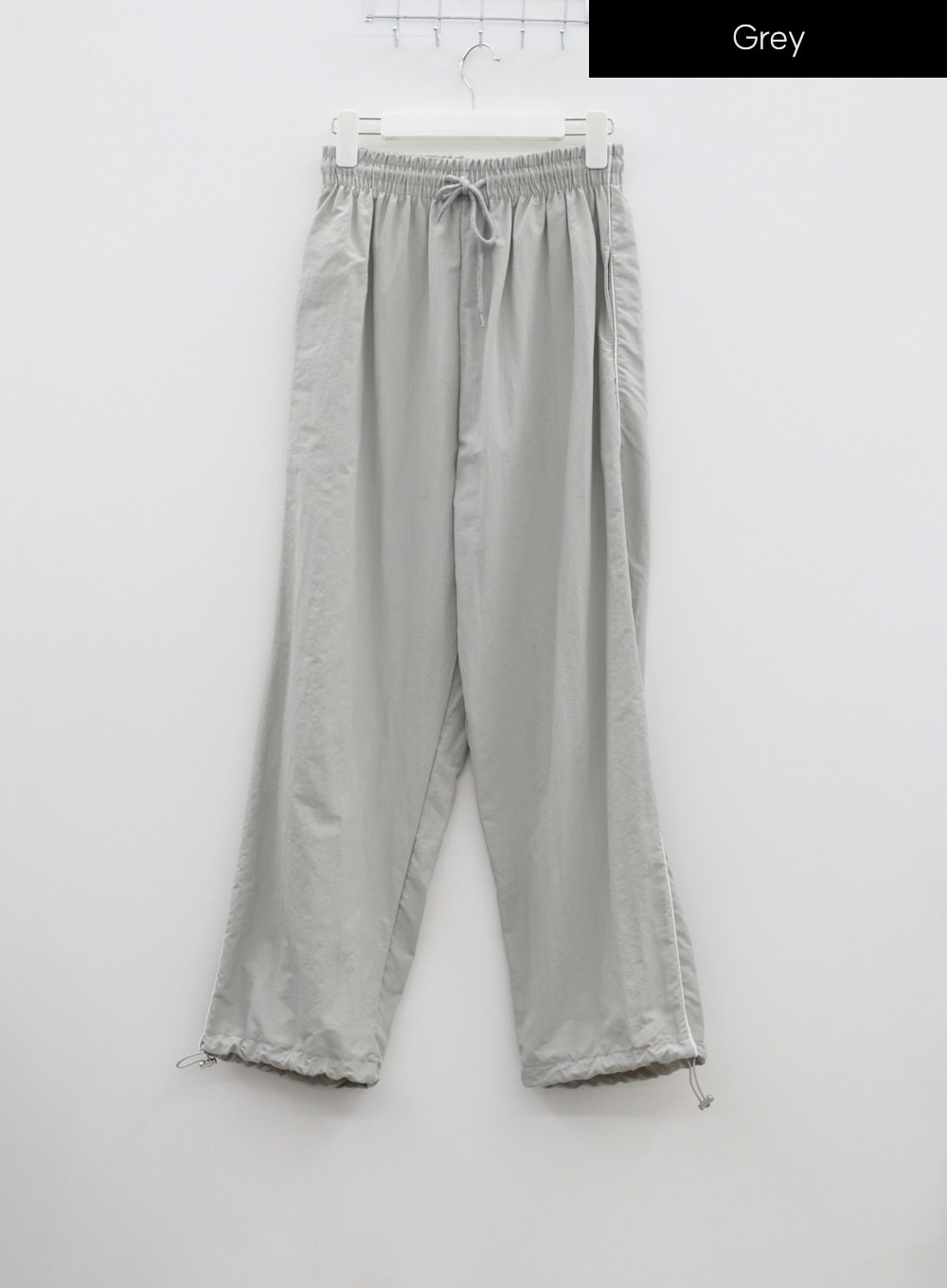 Drawstring Nylon Track Pants IF315