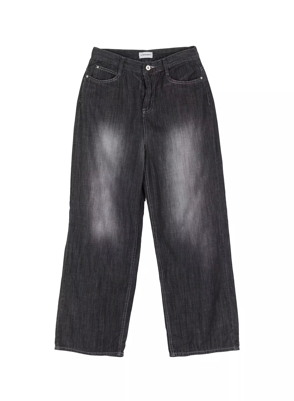 Wendy Washed Wide-Leg Jeans IU524