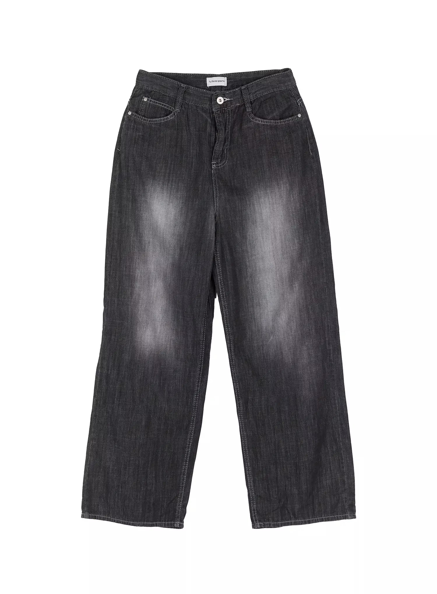 Wendy Washed Wide-Leg Jeans IU524