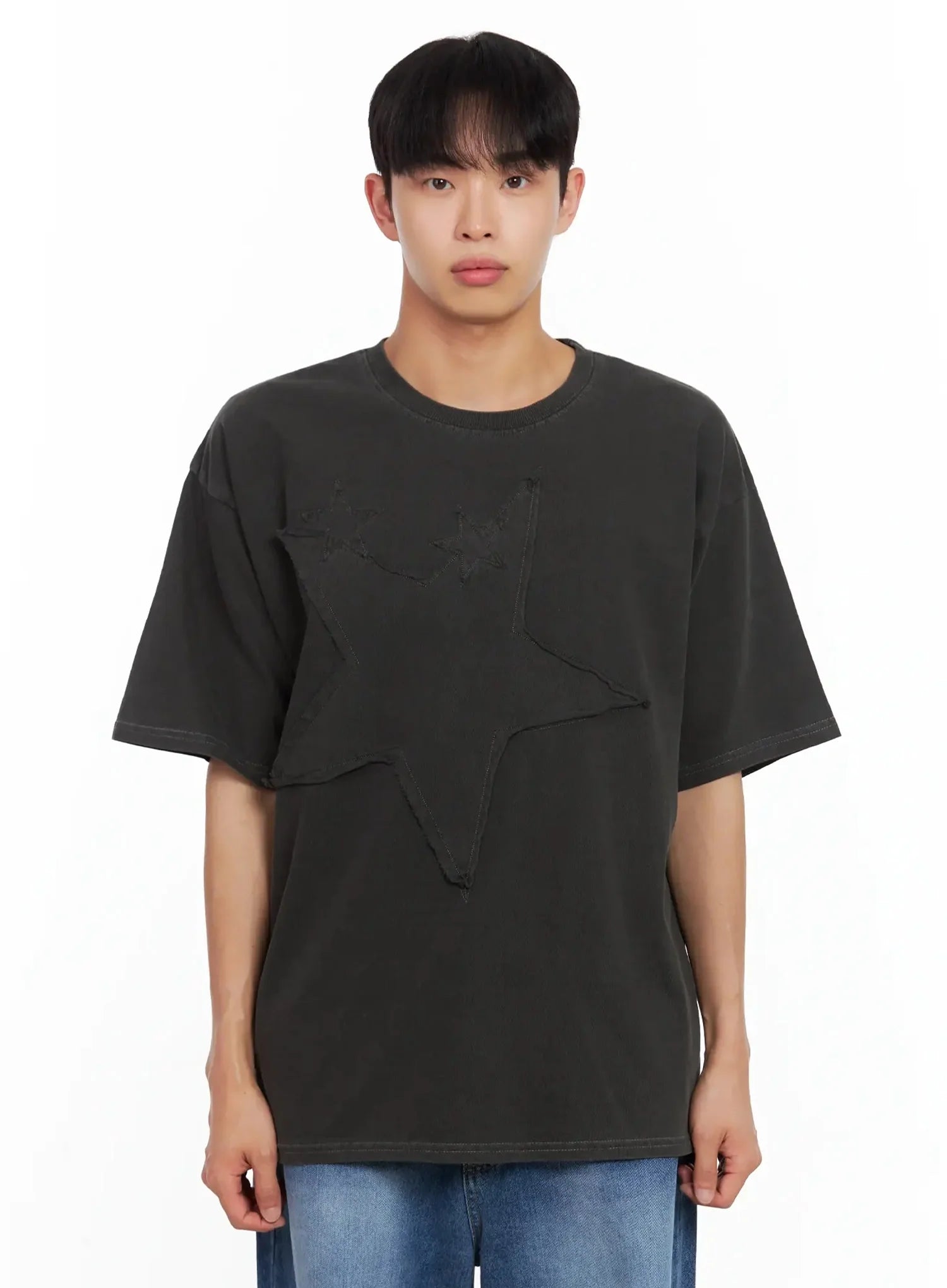 Men's Star Patch T-Shirt IL516