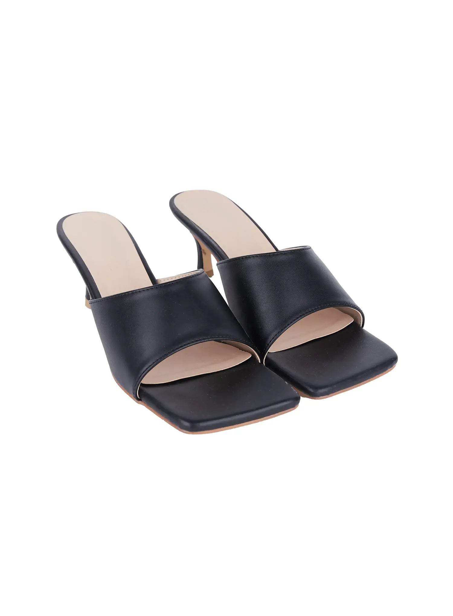 Square-Toe Mule Sandals IS516