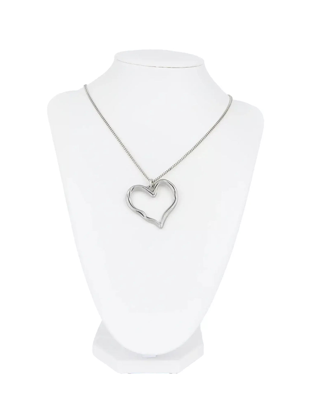 Open Heart Chain Necklace IG528
