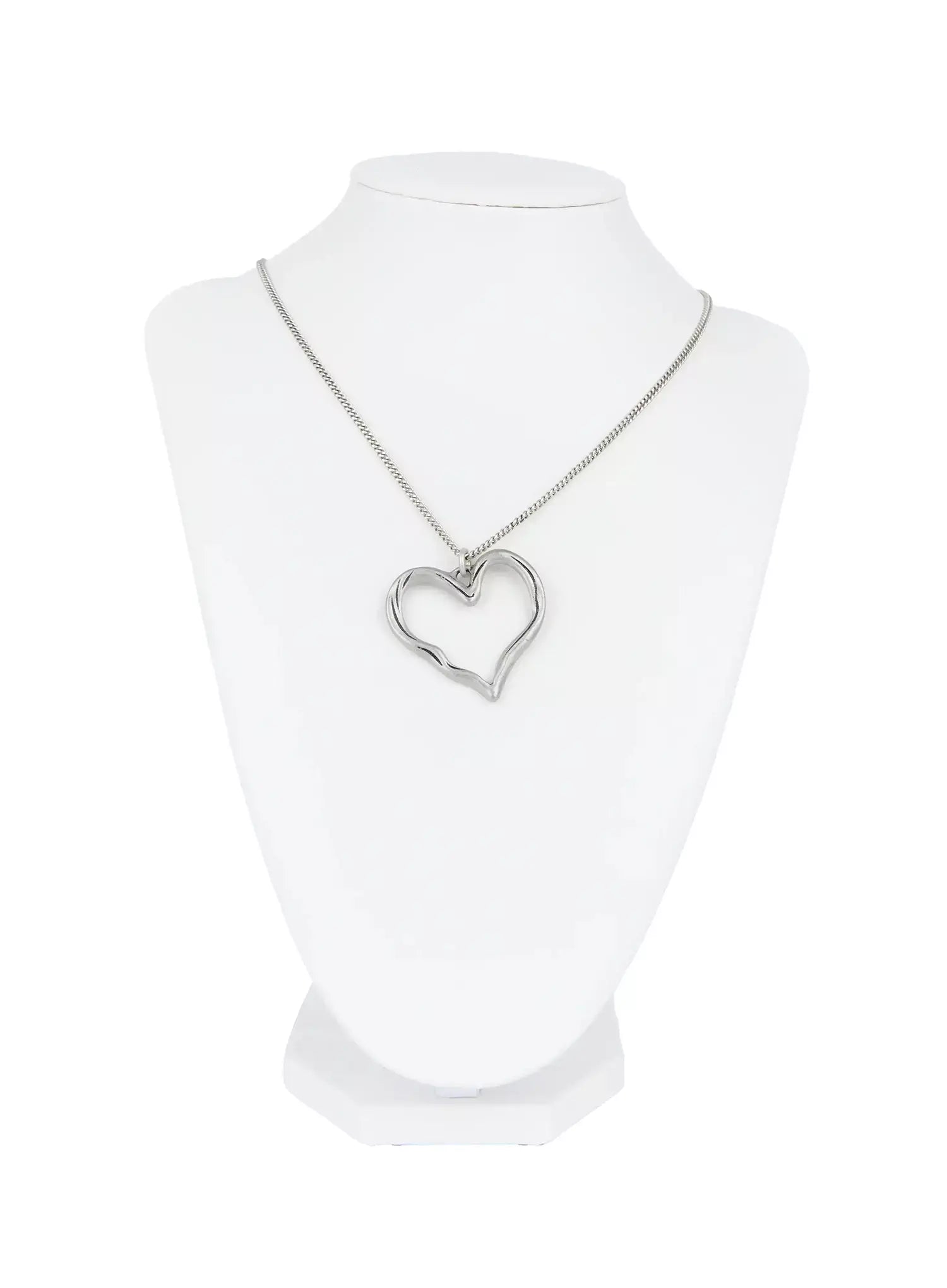 Open Heart Chain Necklace IG528