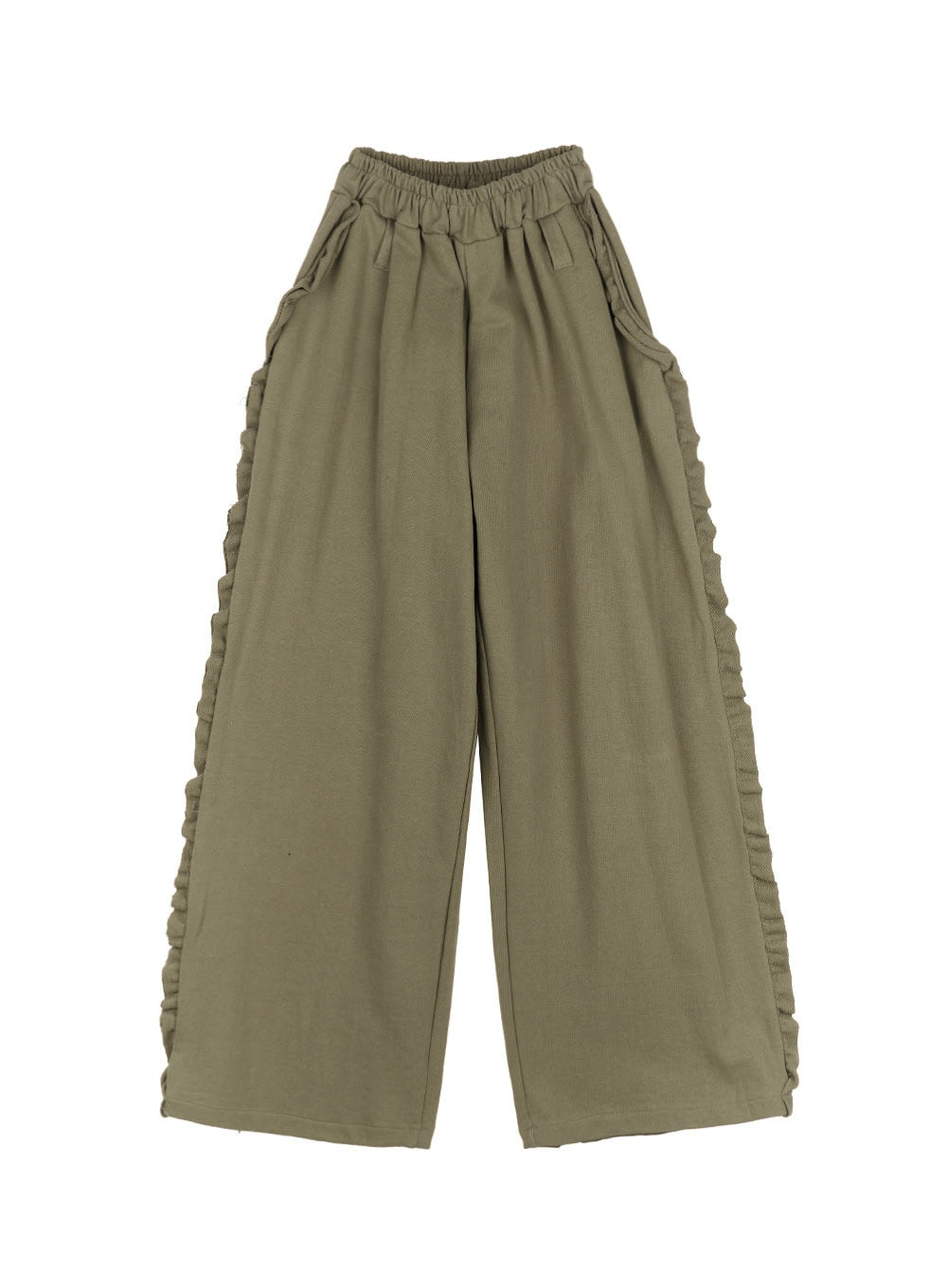 Frill Wide-Leg Sweatpants IM525