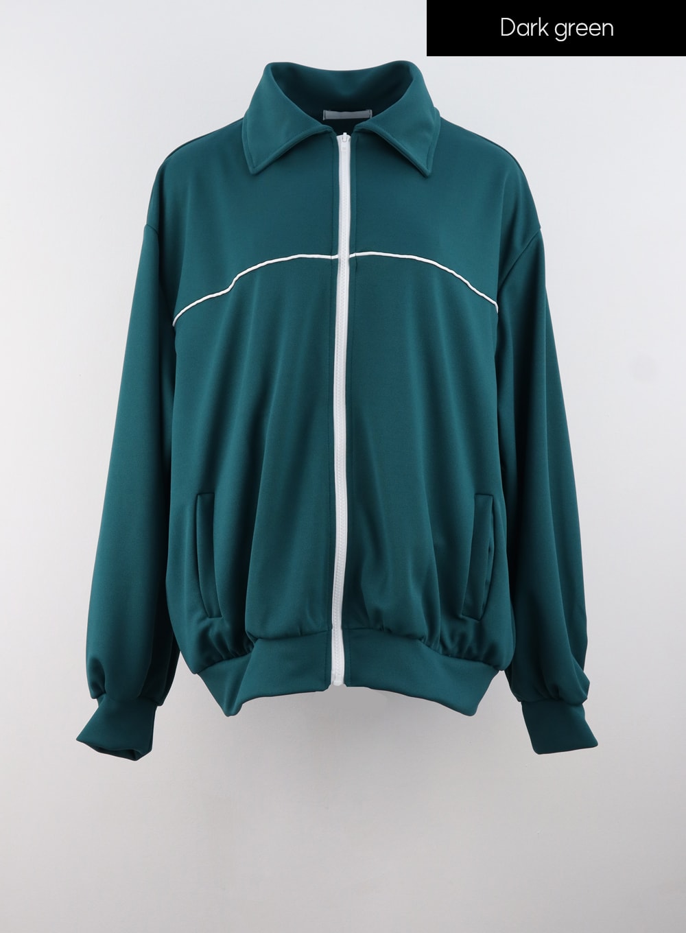 Collared Zip-Up Hoodie IS322