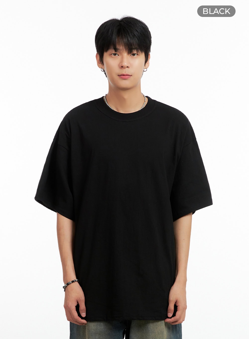 Men's Cotton Graphic Oversize T-Shirt IG402