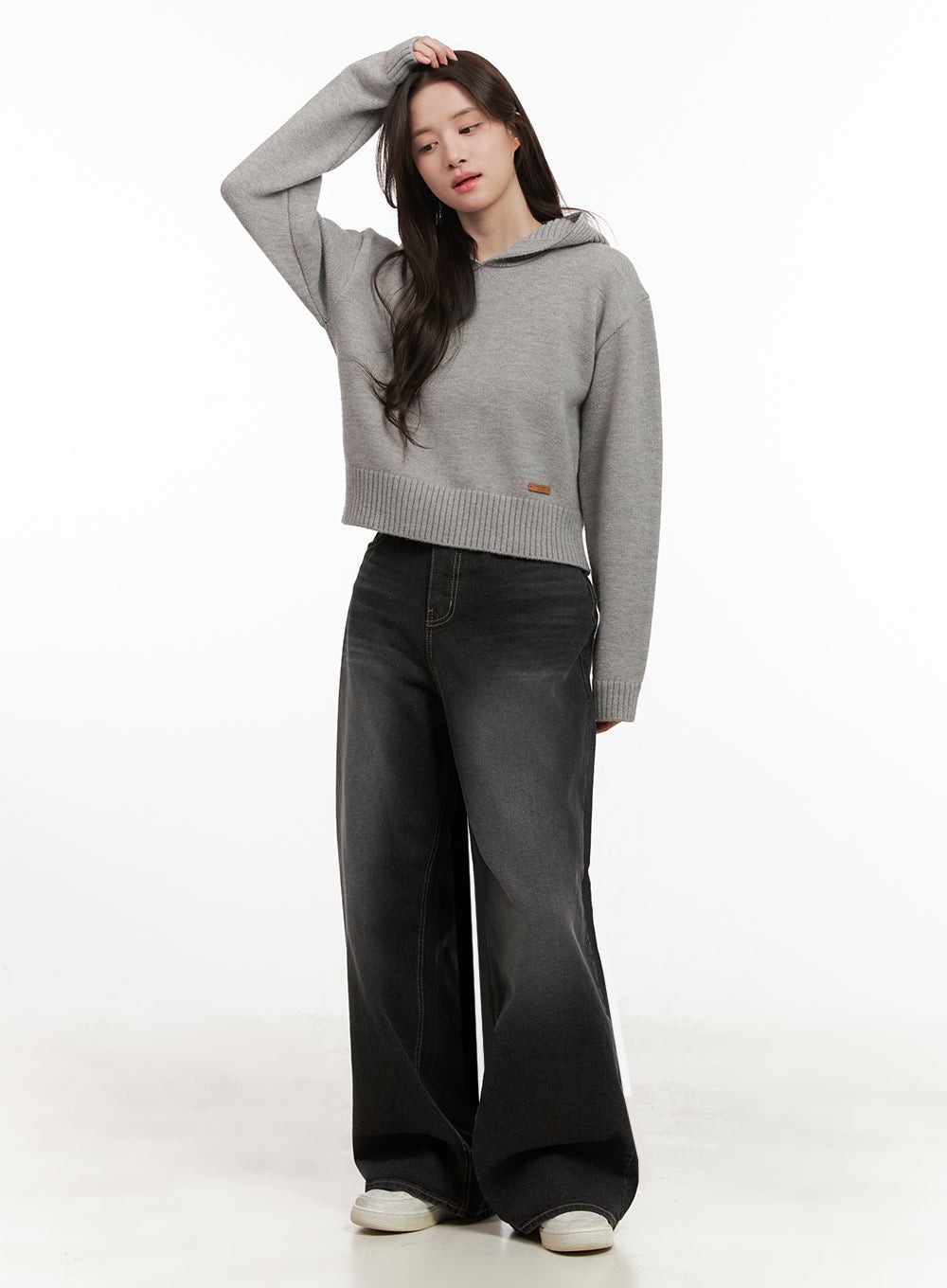 Christina Washed Baggy Jeans IJ510