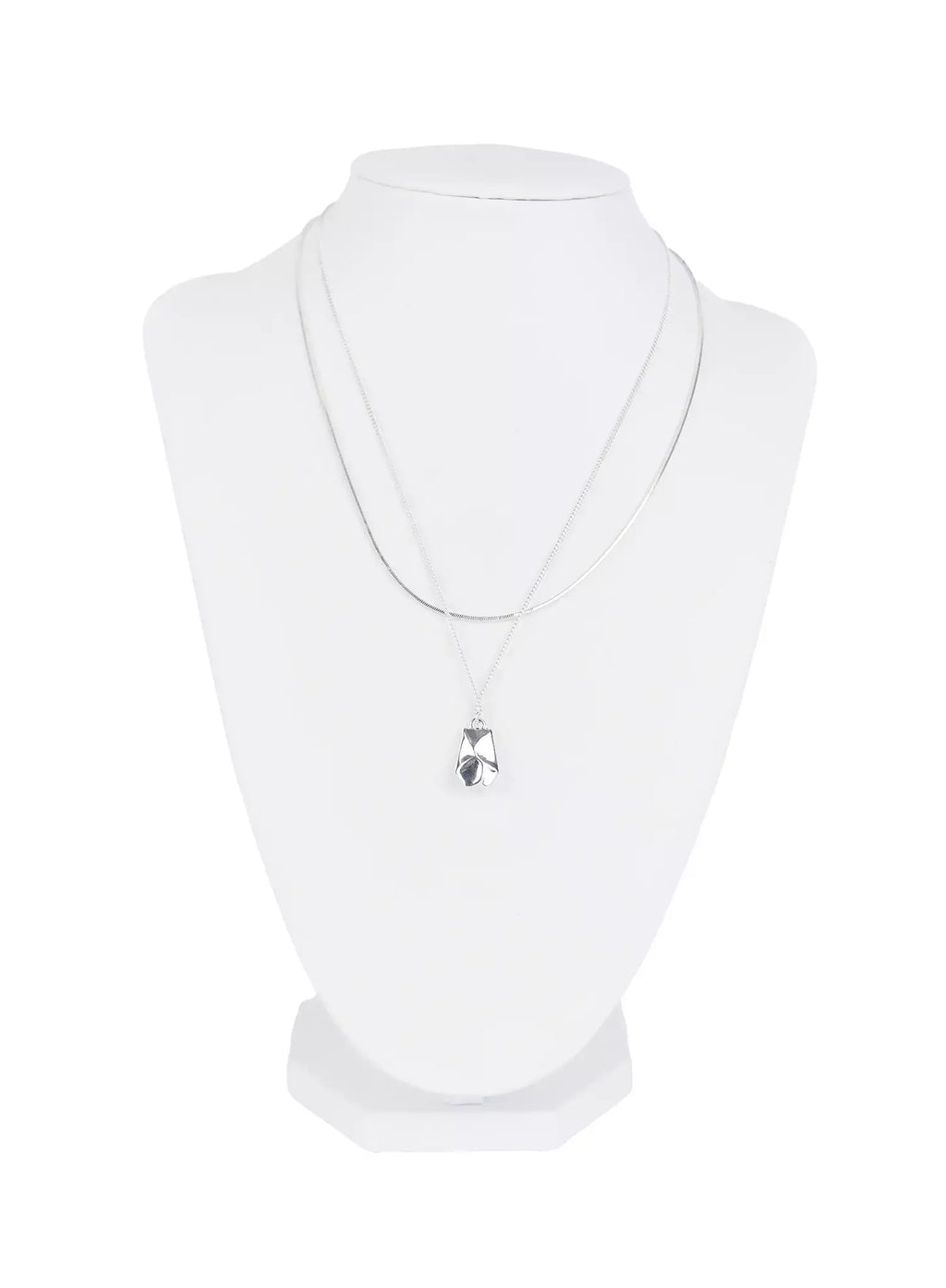 ACC Double-Layered Pendant Necklace IG507