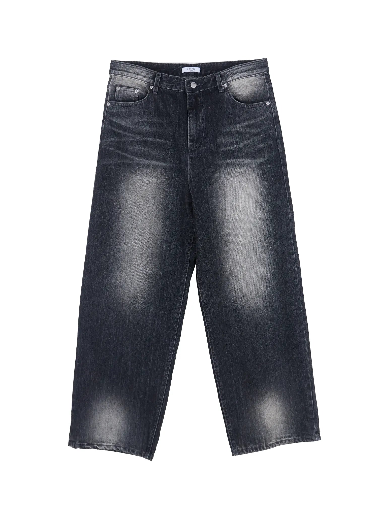 Men's Brushed Wide-Leg Denim Jeans IL521