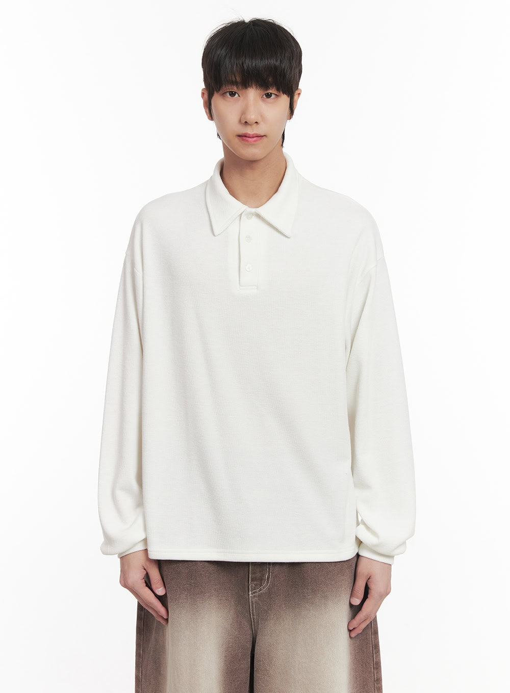 Men's Collared Long Sleeve Shirt IM519