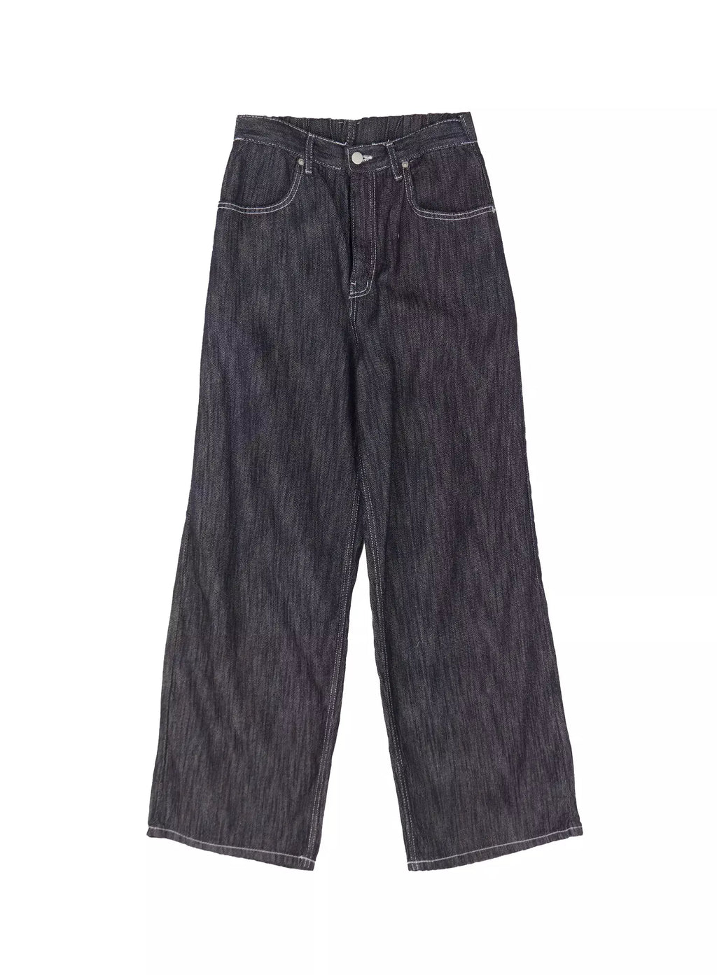 Kaylie Stitched Wide-Leg Jeans IU512