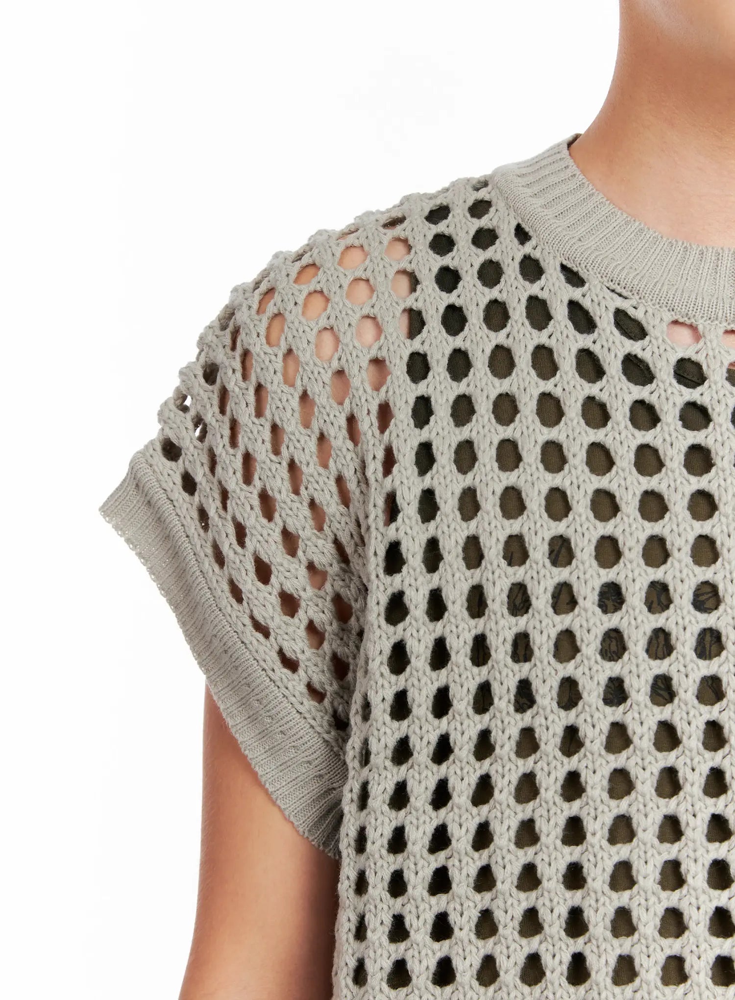 Men's Mesh Knit Vest IG508