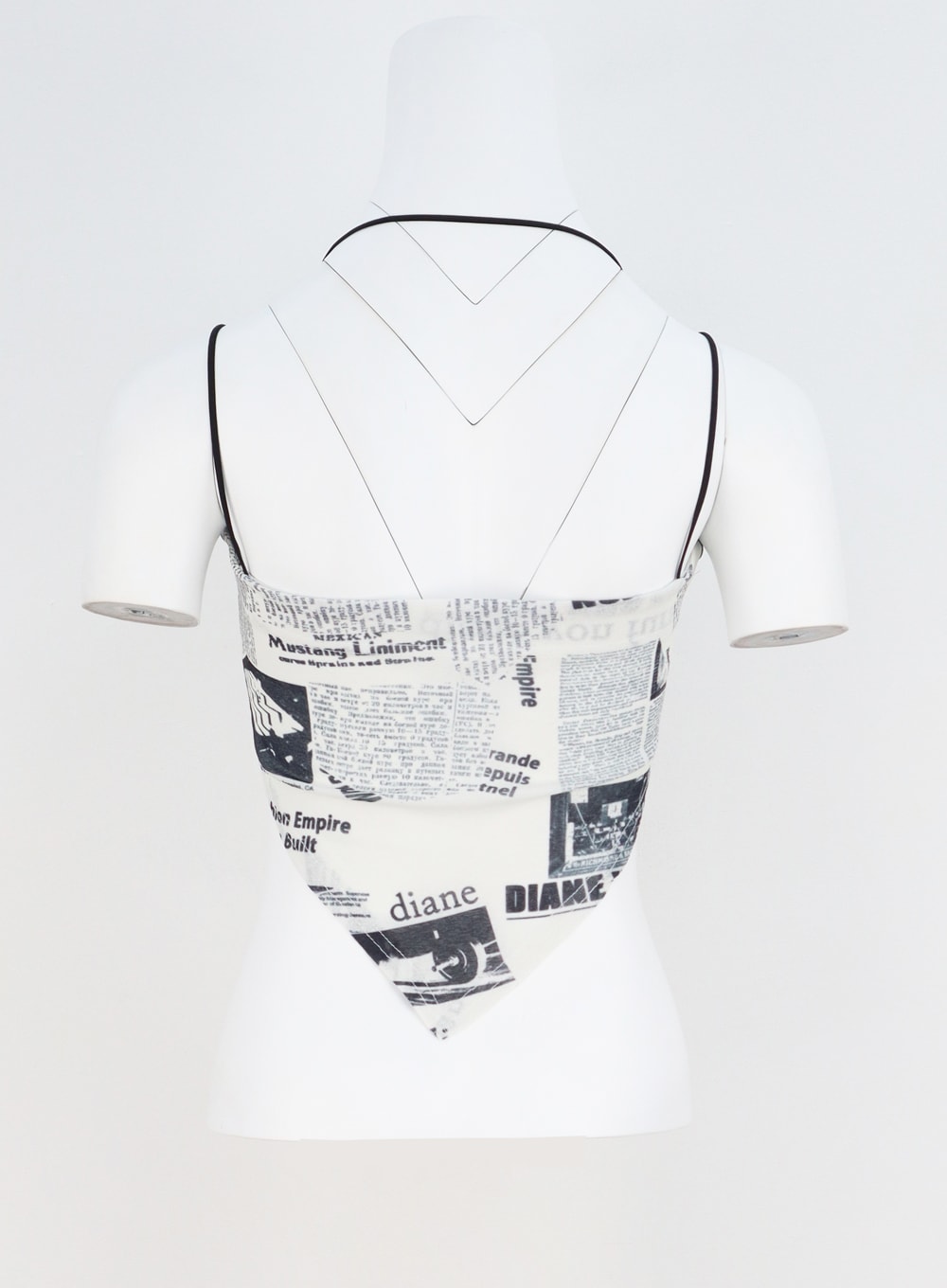 Newspaper Print Top IY322