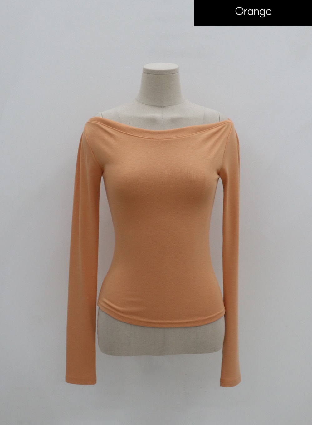 Open Shoulder Long Sleeve T-Shirt IG11