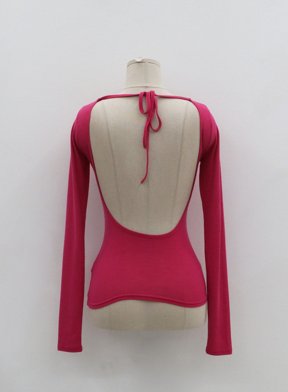 Open Back Long Sleeves Top IN22