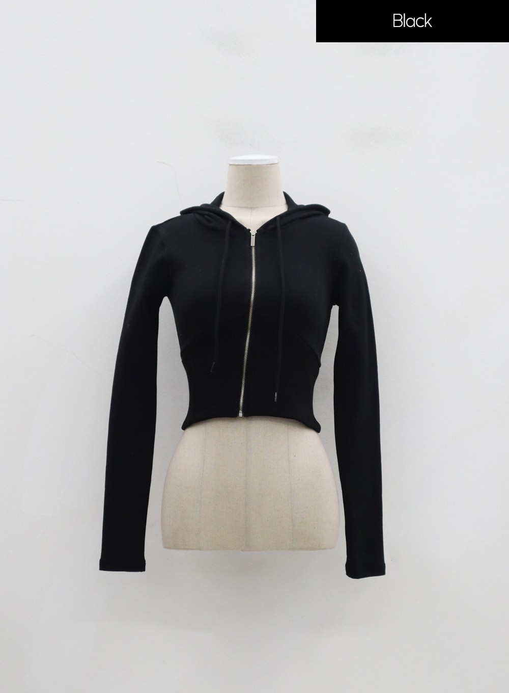 Cropped Zip-Up Hoodie IF301