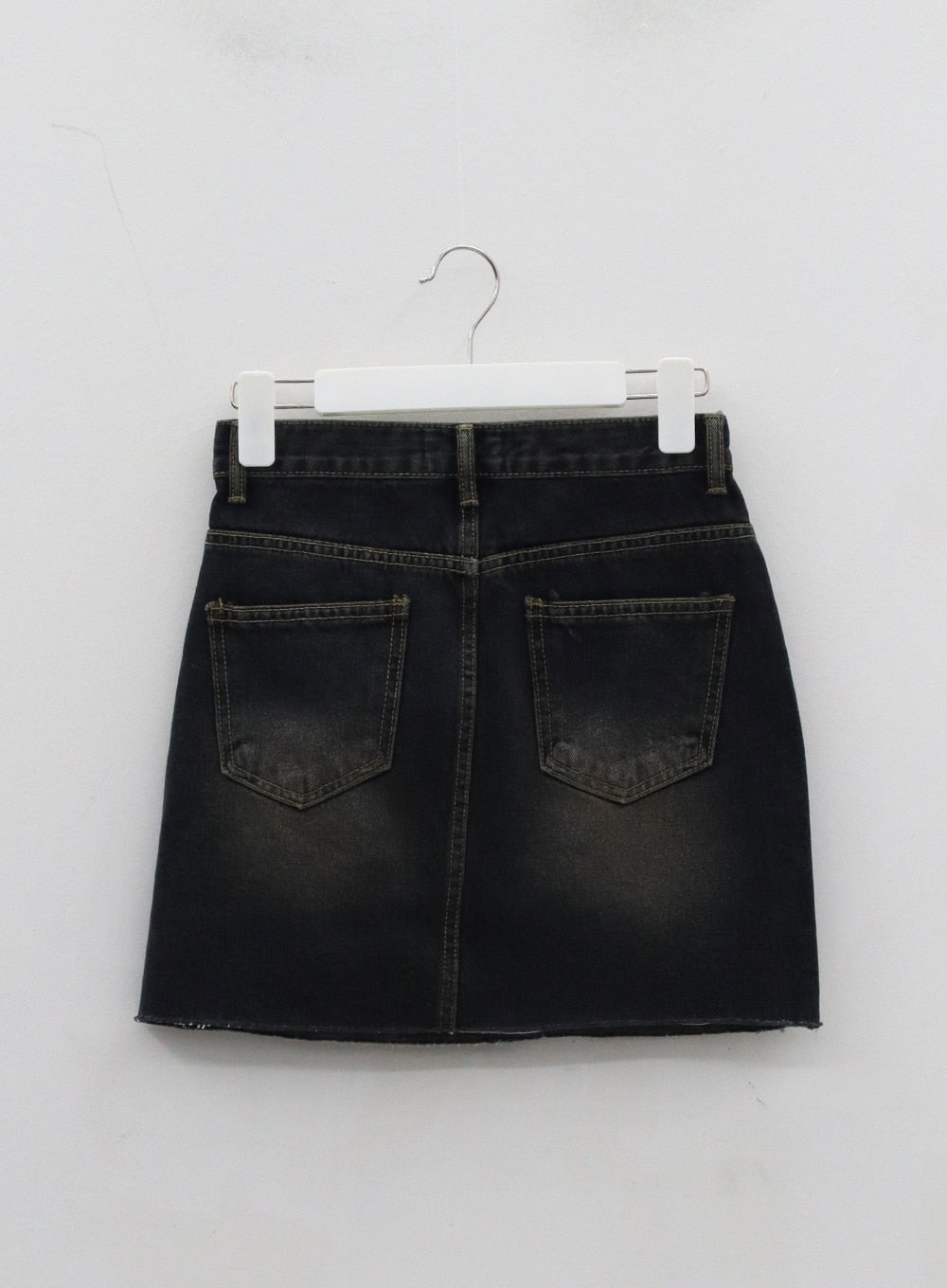 High Waist Denim Mini Skirt IJ310