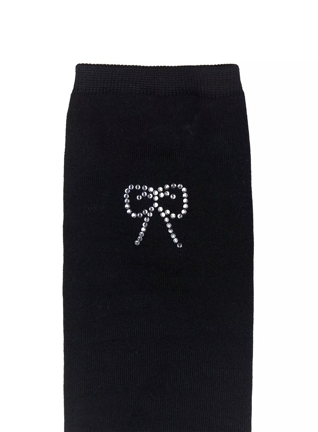 Rhinestone Heart Knee-High Socks IL531
