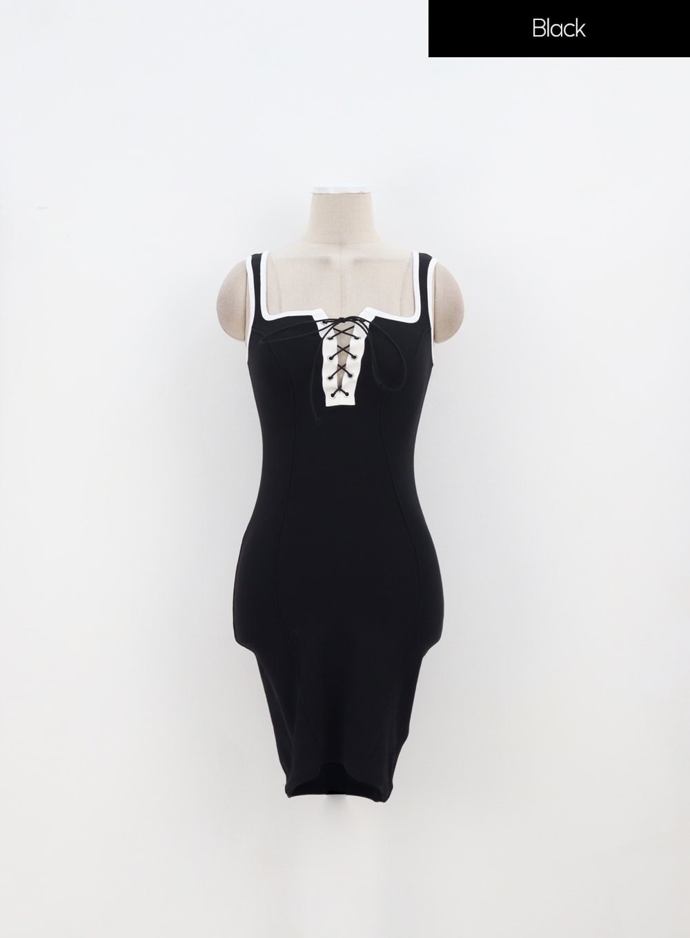 Lace-Up Mini Dress IA324