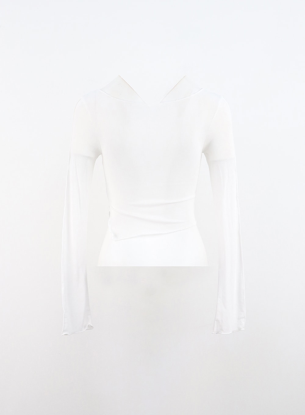 Slim Fit Long Sleeve Crop Tee IN310