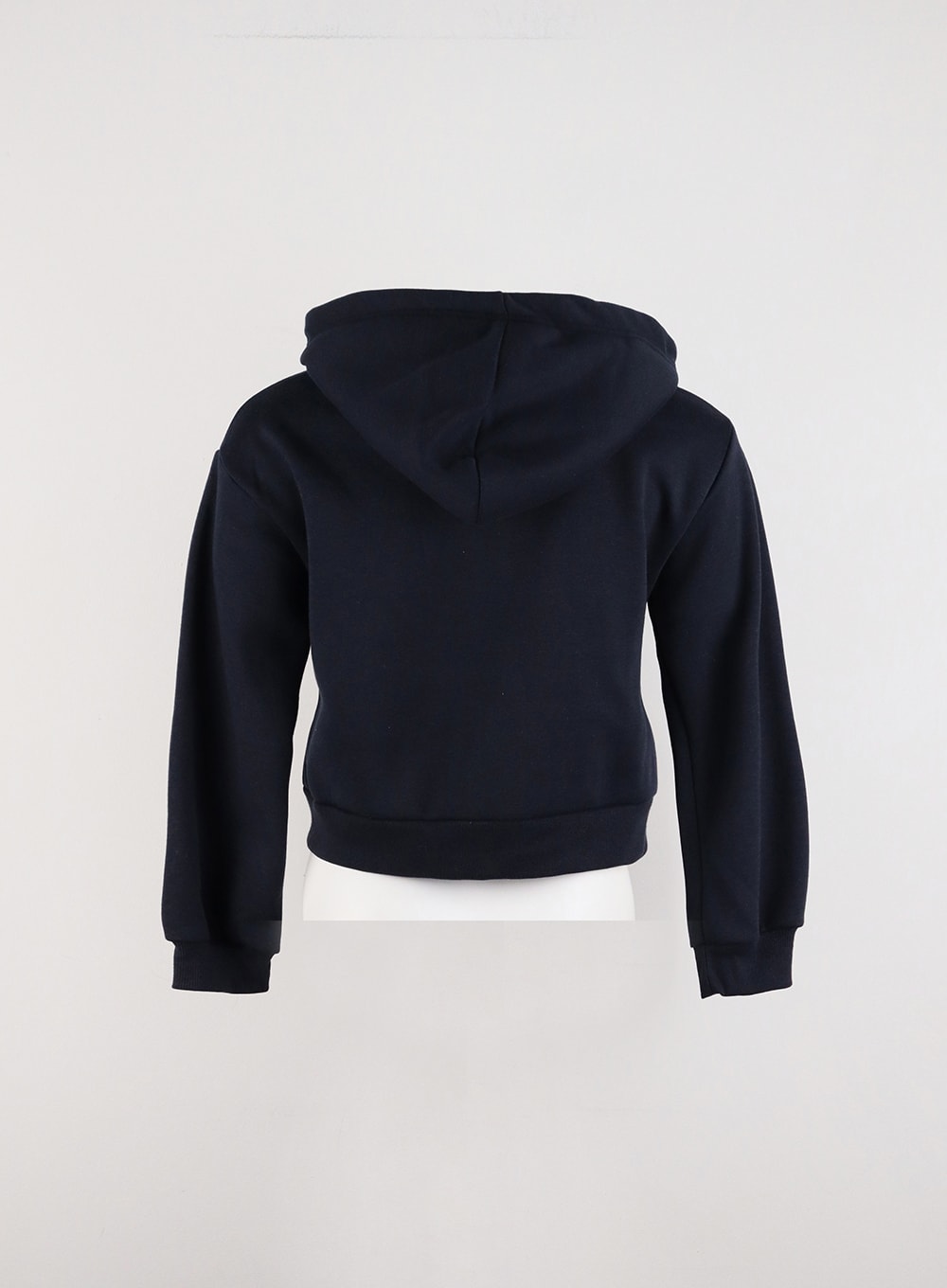 Lettering Graphic Zip-Up Plush Hoodie ID305