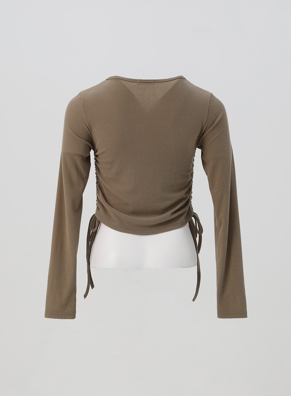 Ruched Long Sleeve Top IS327