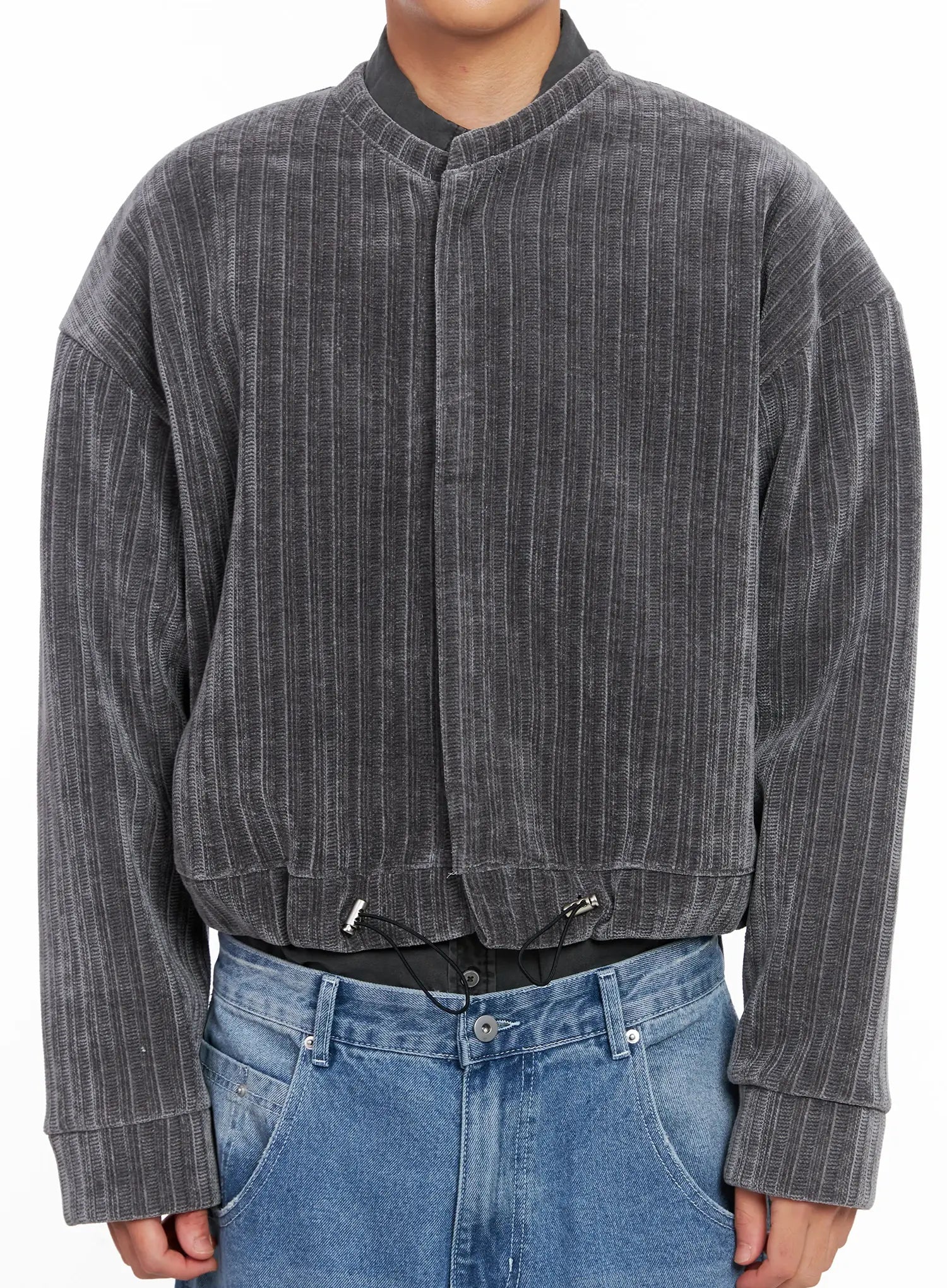 Men's Velvet Crop Jacket IS510