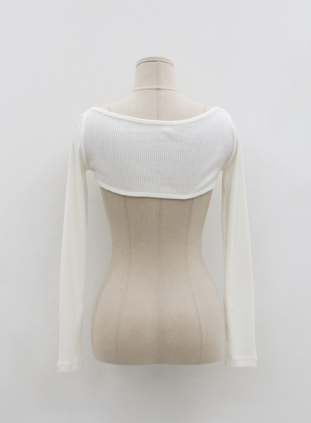 Off-Shoulder Knit Bolero Cardigan IO26