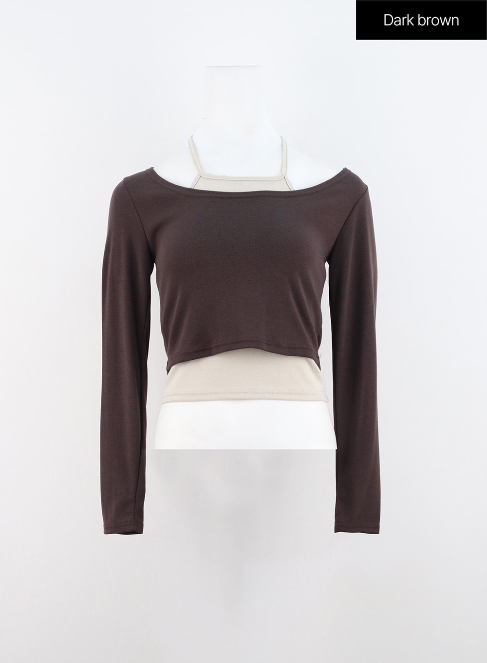 Layered U-Neck Tee IN314