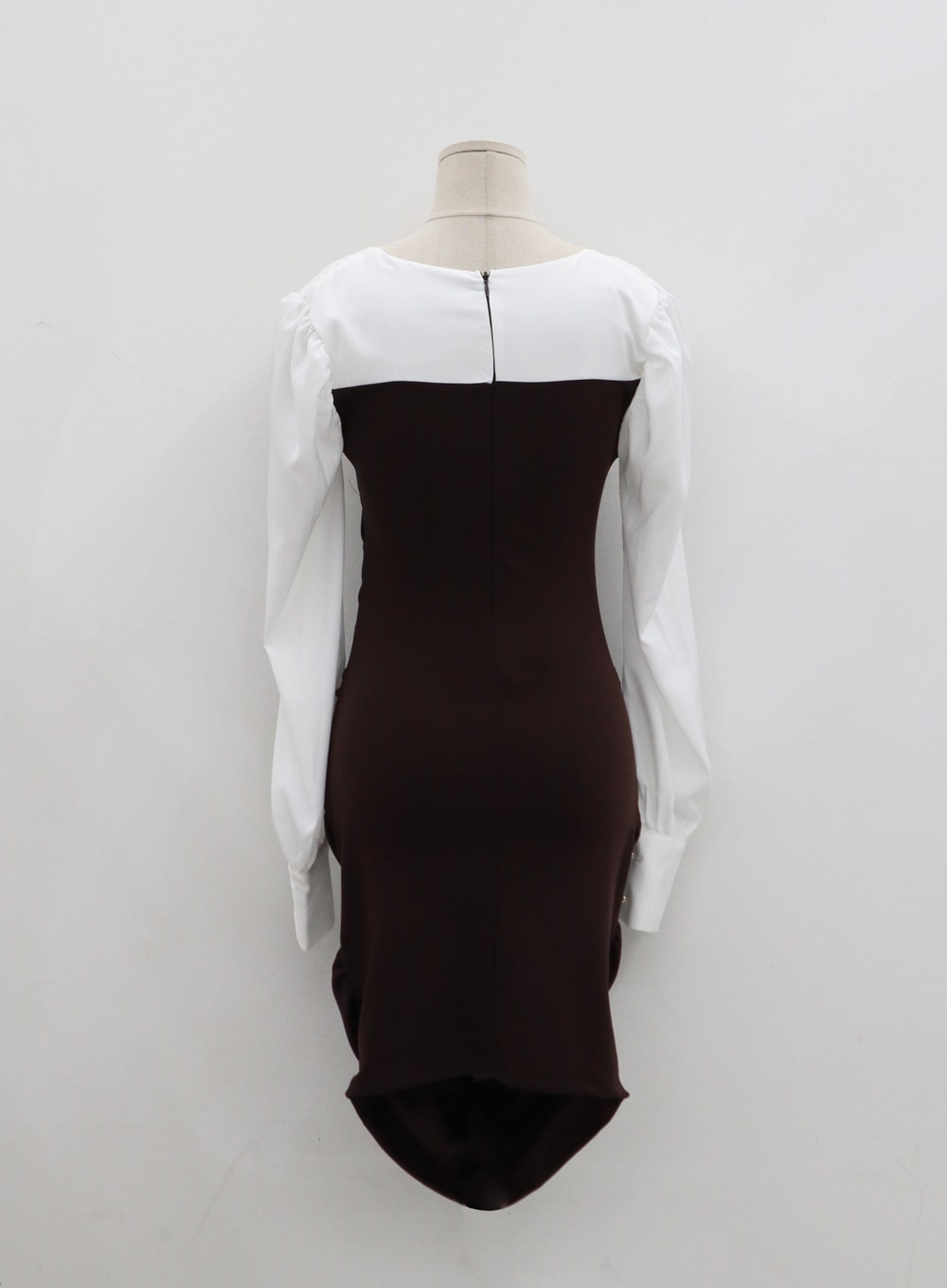 Elegant Square Neck Ruffle Pencil Mini Dress IO19