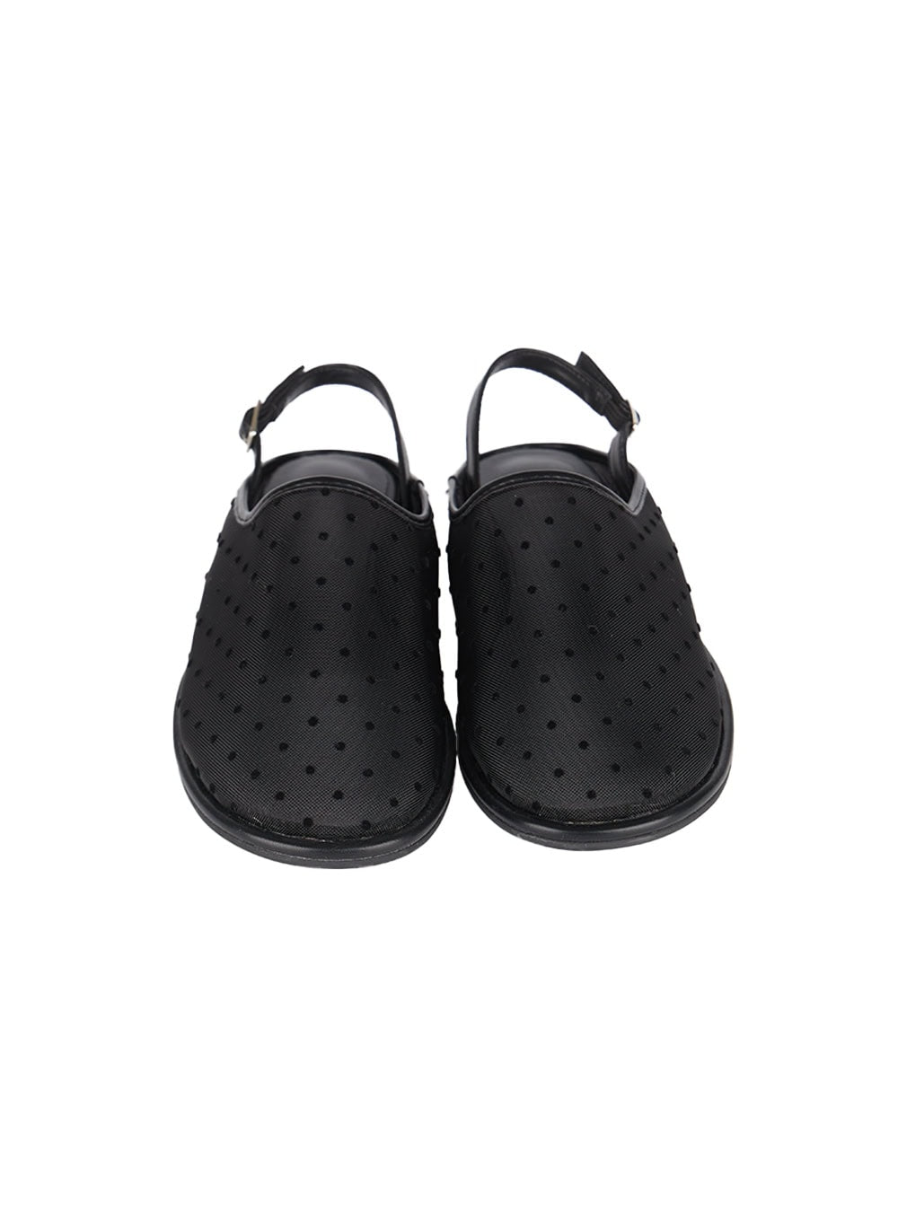 See-Through Polkadot Sandals IY509