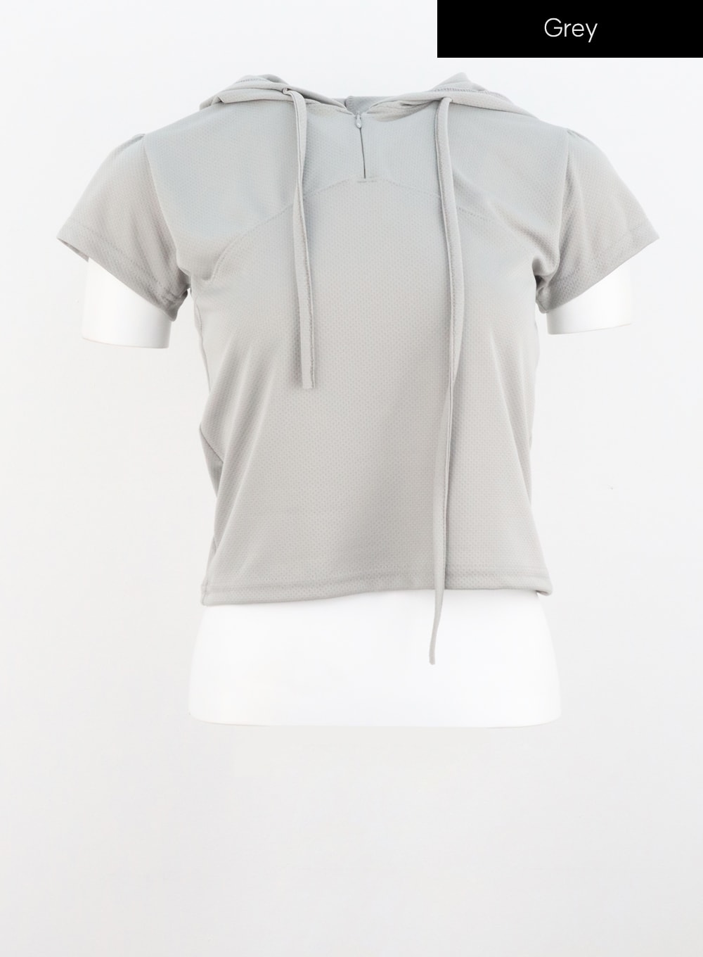 Half Zip-Up Hoodie Tee IL303