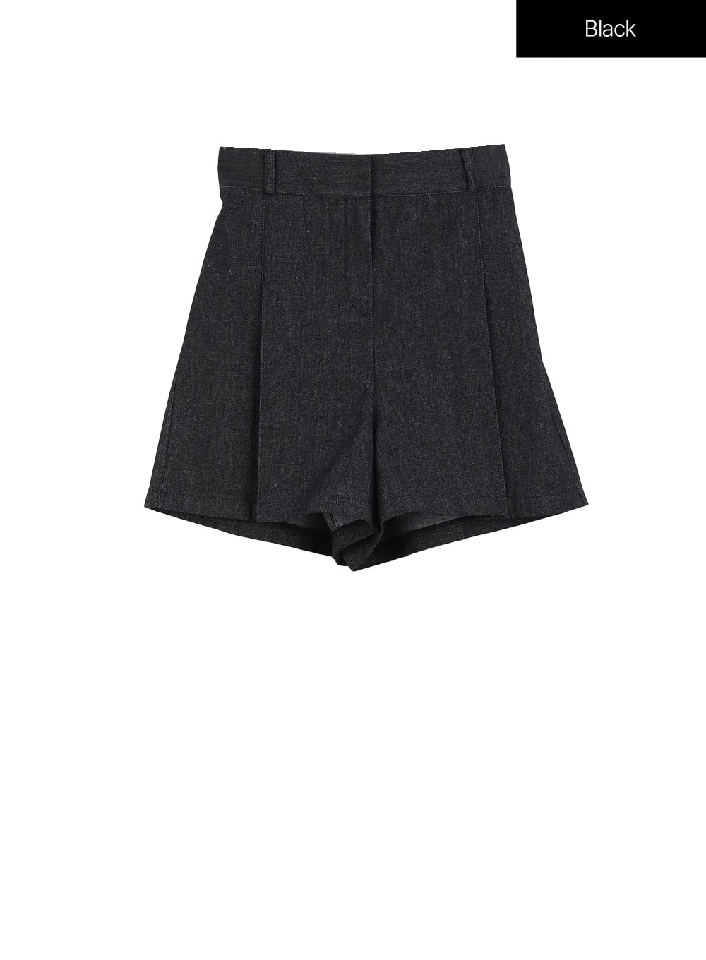 Pintuck Denim Shorts IS315