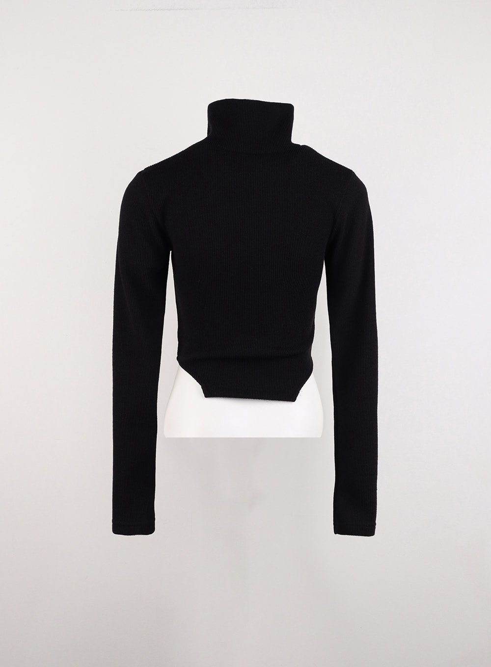 Slim Fit Zip Up Knit Top ID306