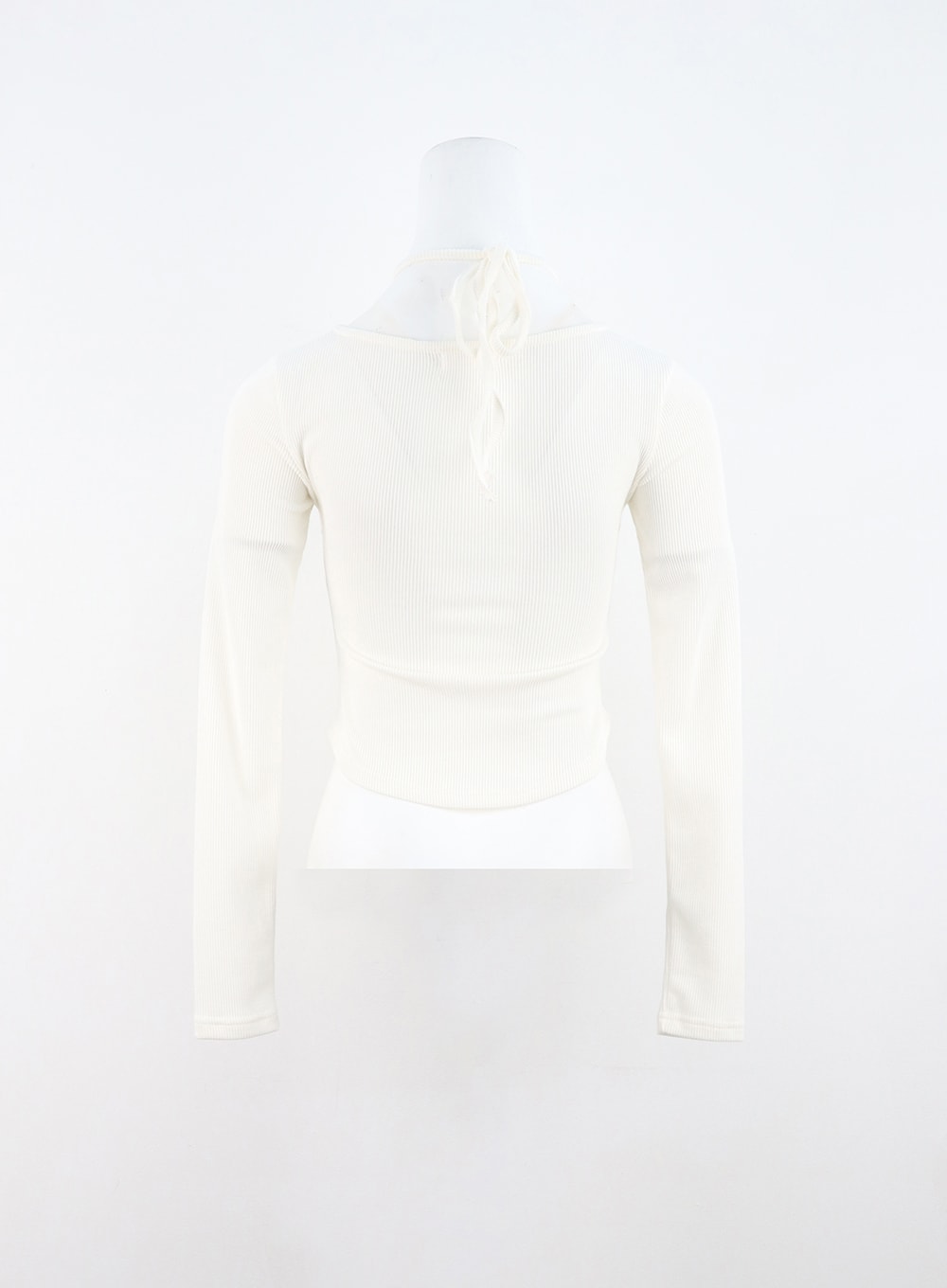 Wrap Halter Neck Slim Fit Tee IN310