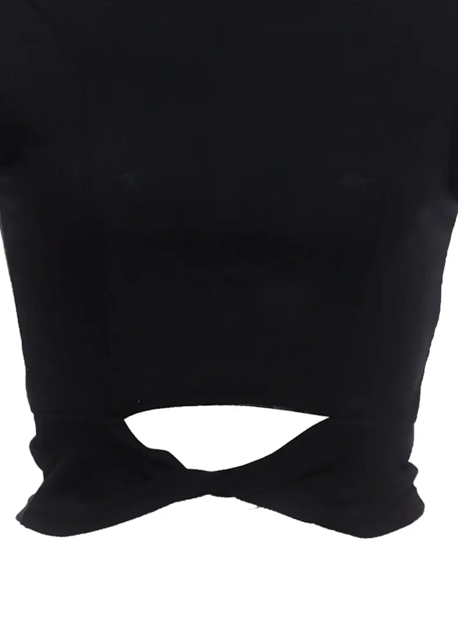 Twisted Knot Front Cropped Tee IC503