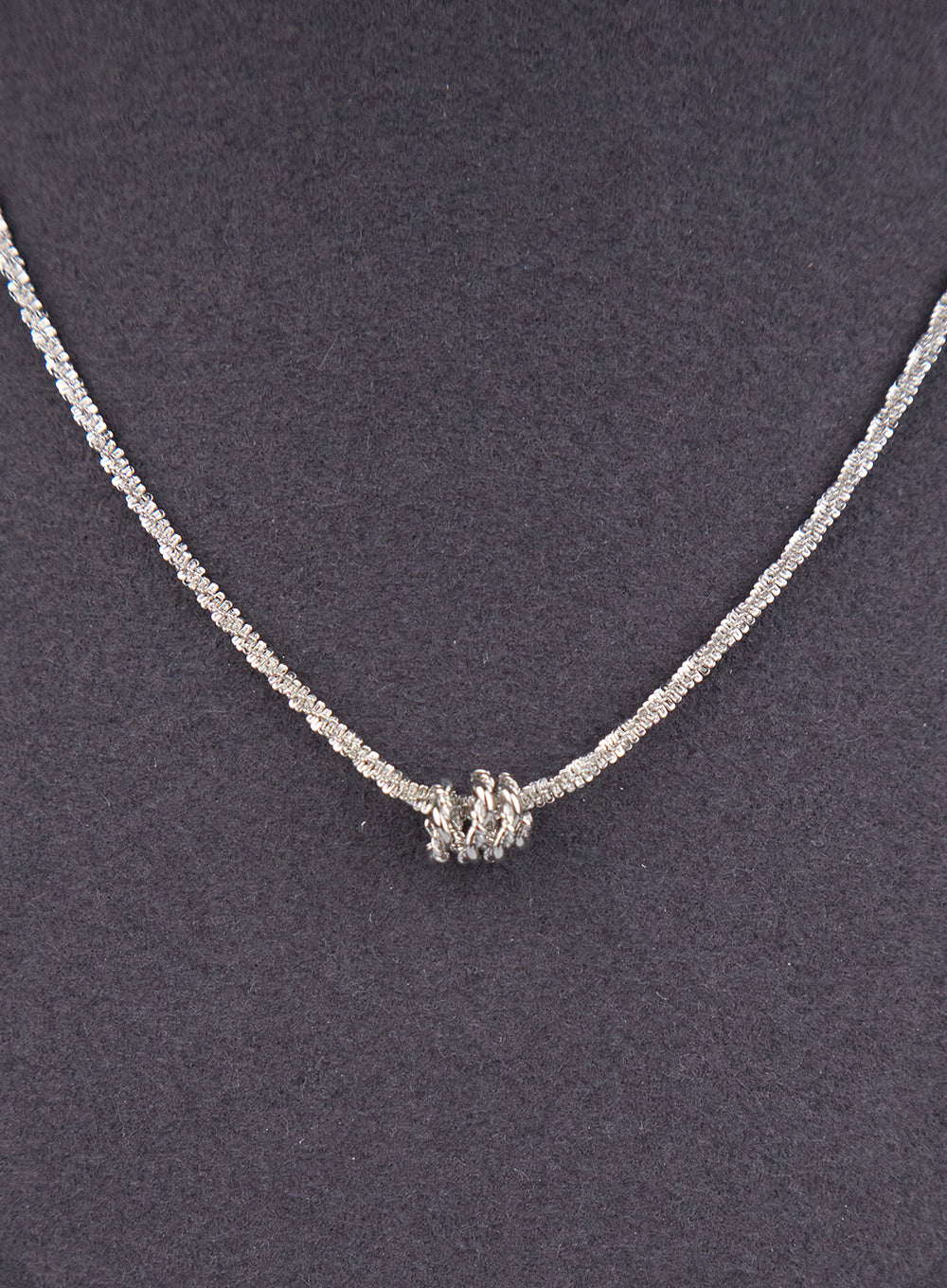 Ring Twisted Rope Necklace CJ528