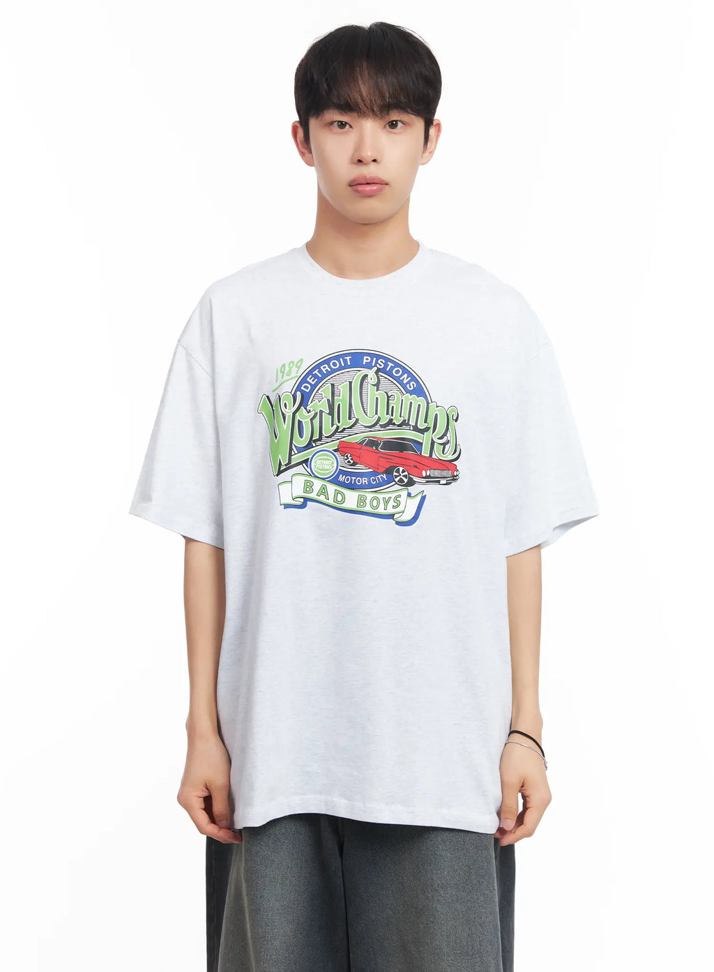 Men's Oversized Graphic Tee IU519