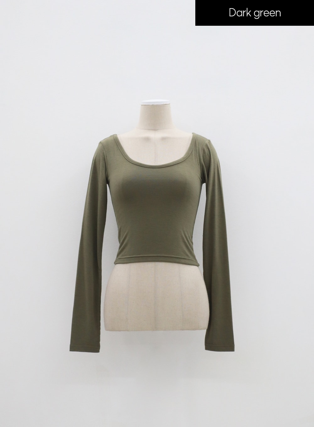 Cropped Scoop Neck Top IF315