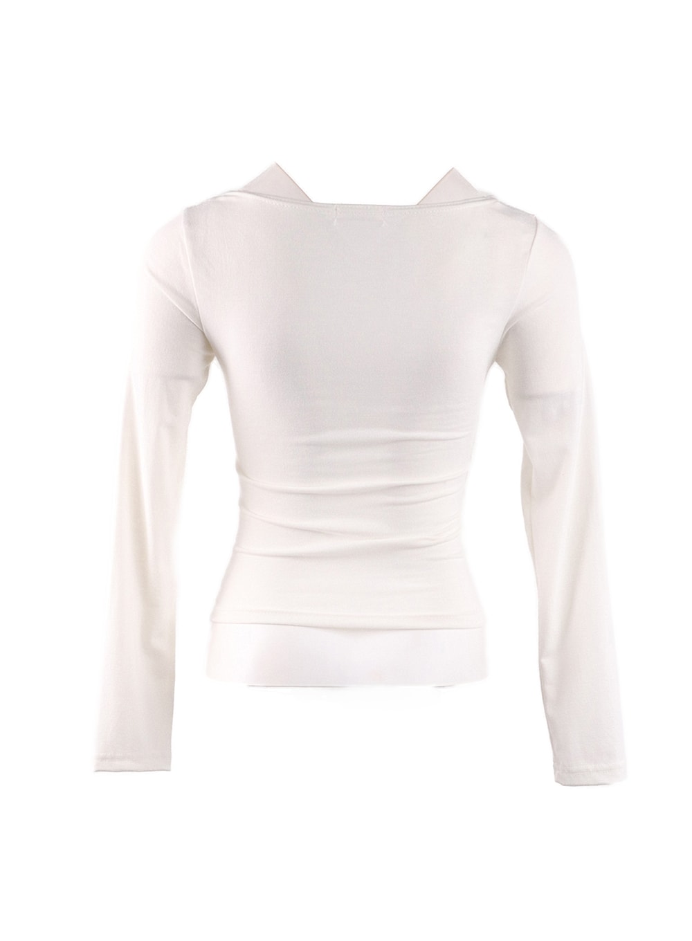 Solid Rib Knotted Corset Top IF408