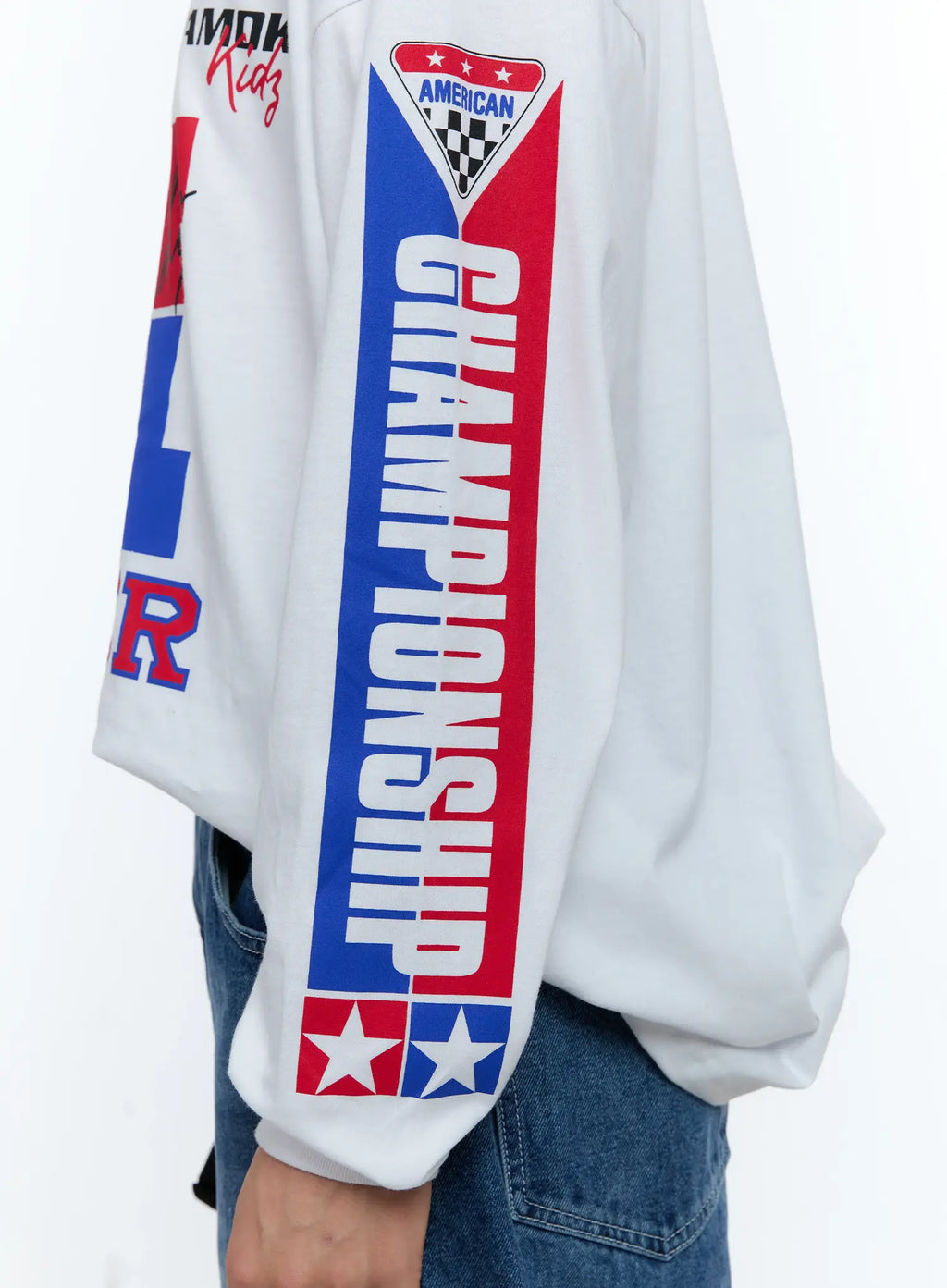 Men's Racing Graphic Long Sleeve T-Shirt IG515