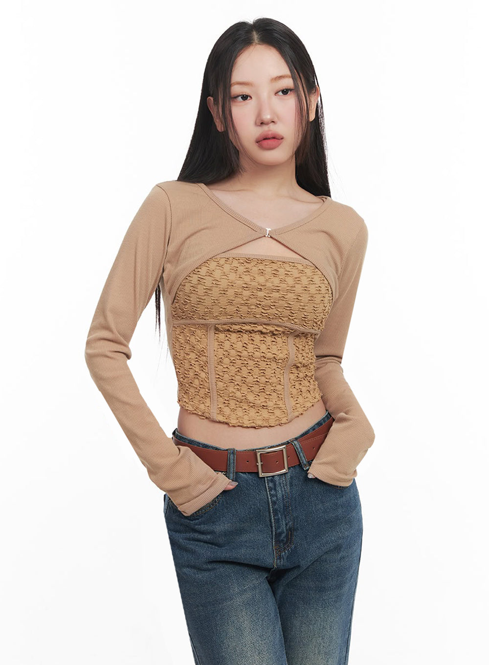 Buckle Bolero Cardigan IM525