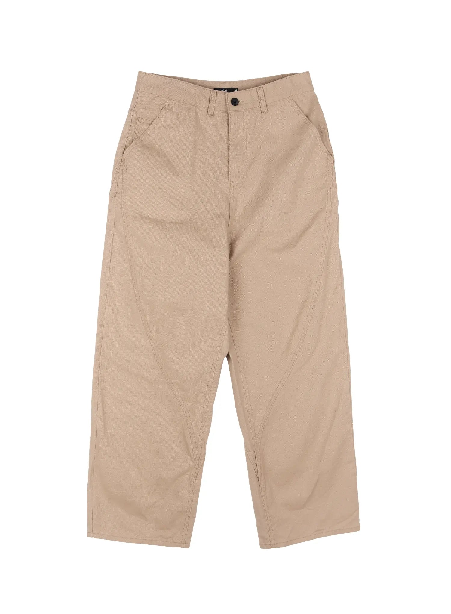 Men's Curved Seam Wide Cotton Pants IL511