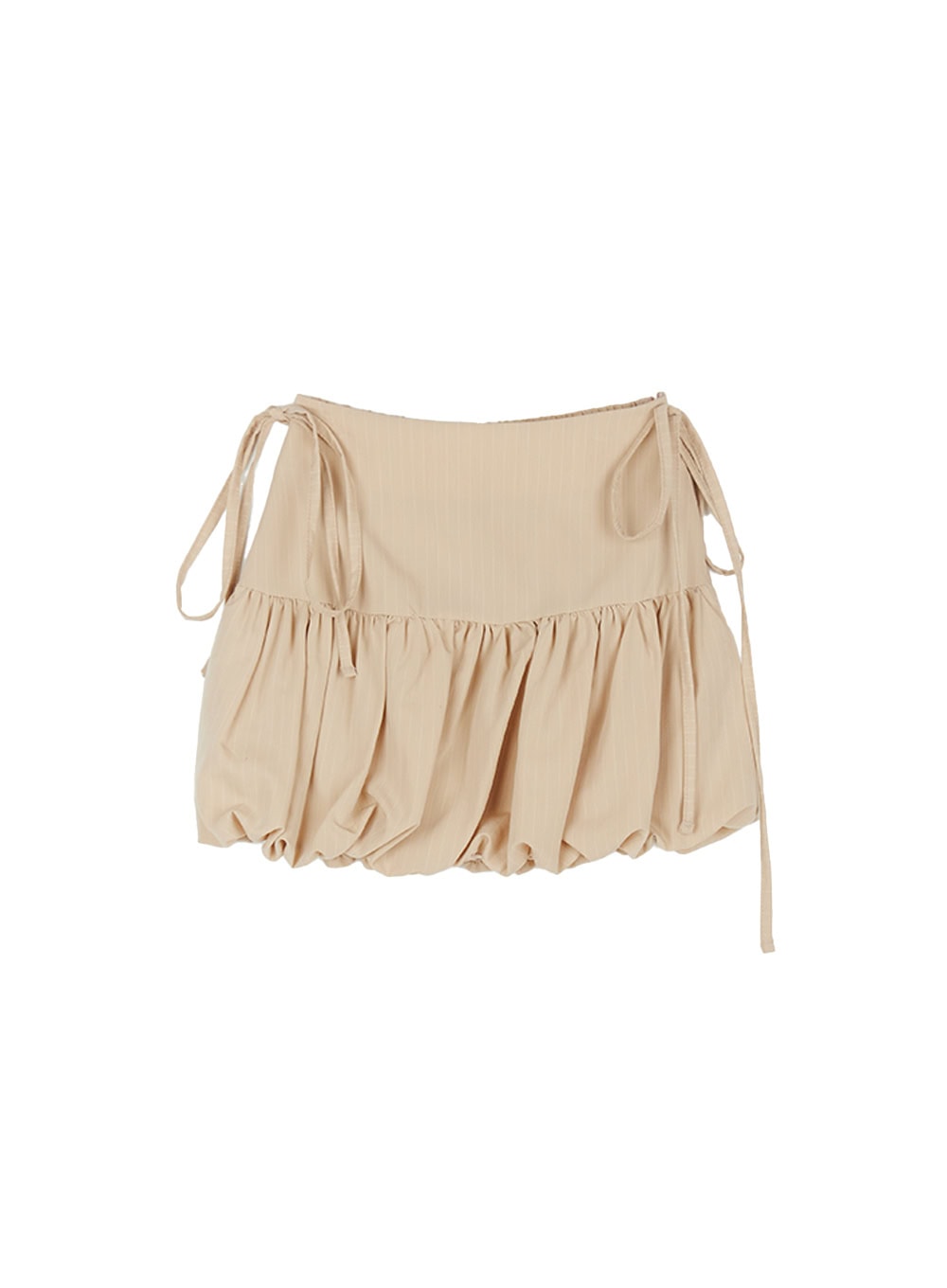 Ribbon Stripe Pumpkin Mini Skirt IY509