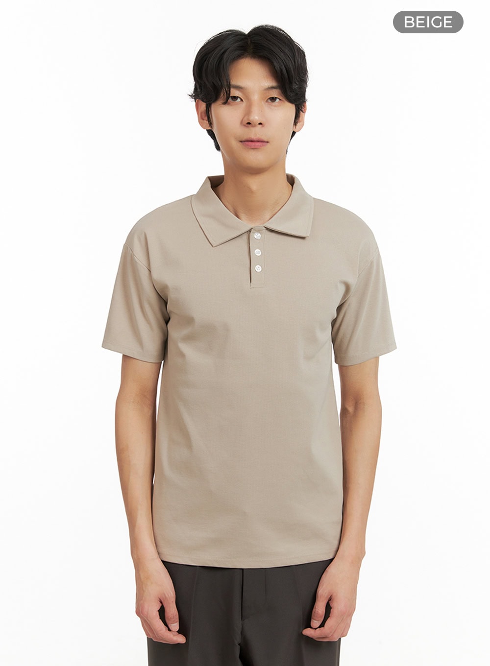Men's Basic Polo Shirt IY402