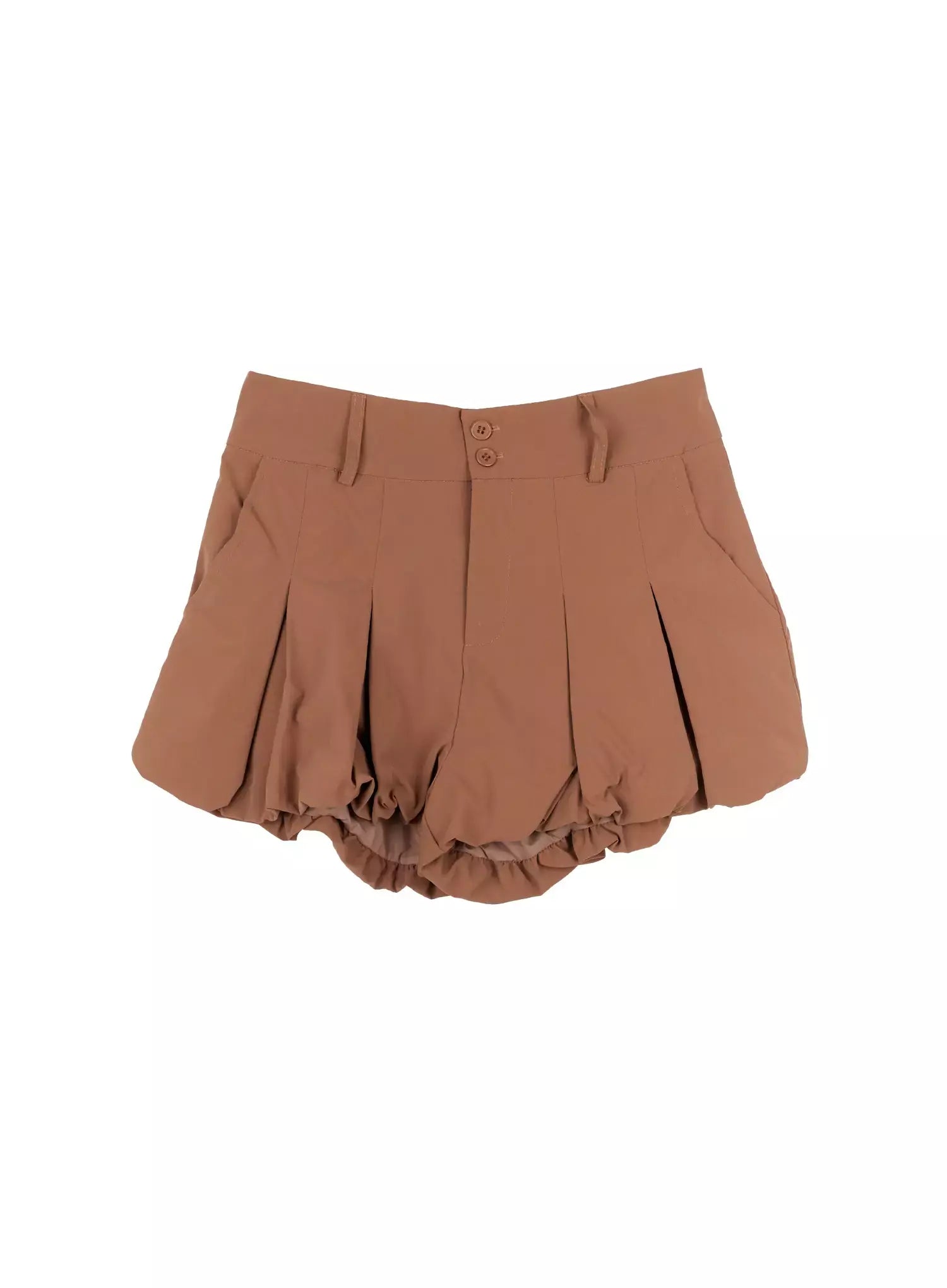 Balloon Pleated Skirt Shorts CO516