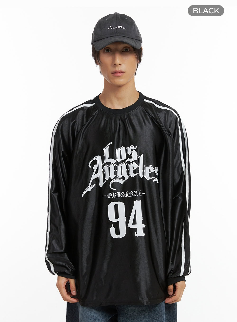 Men's Graphic Jersey Long Sleeve T-Shirt IO402
